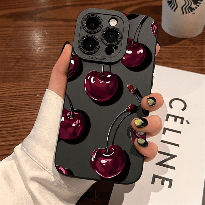 Phone Cases Cherry - Kirsch-Handyhülle für iPhone 17 Air16 15