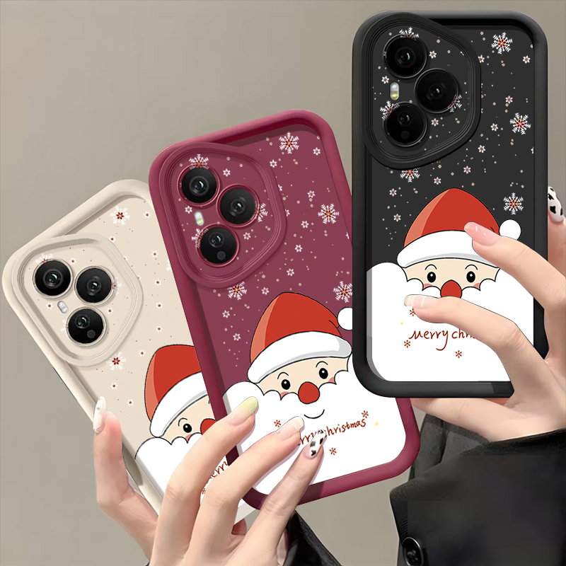 Phone Cases Honor - Cartoon Santa Claus TPU Telefon Fall