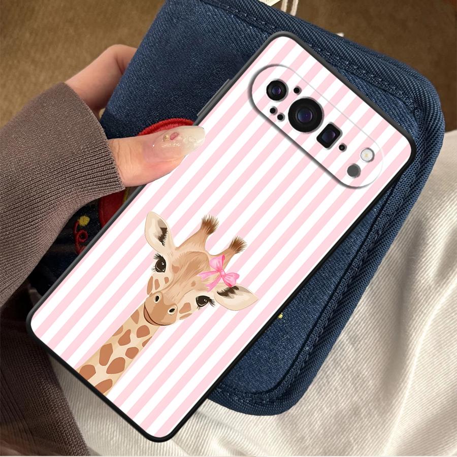 Phone Cases Pixel 10 - Cartoon Giraffe Funda Handyhülle für Google