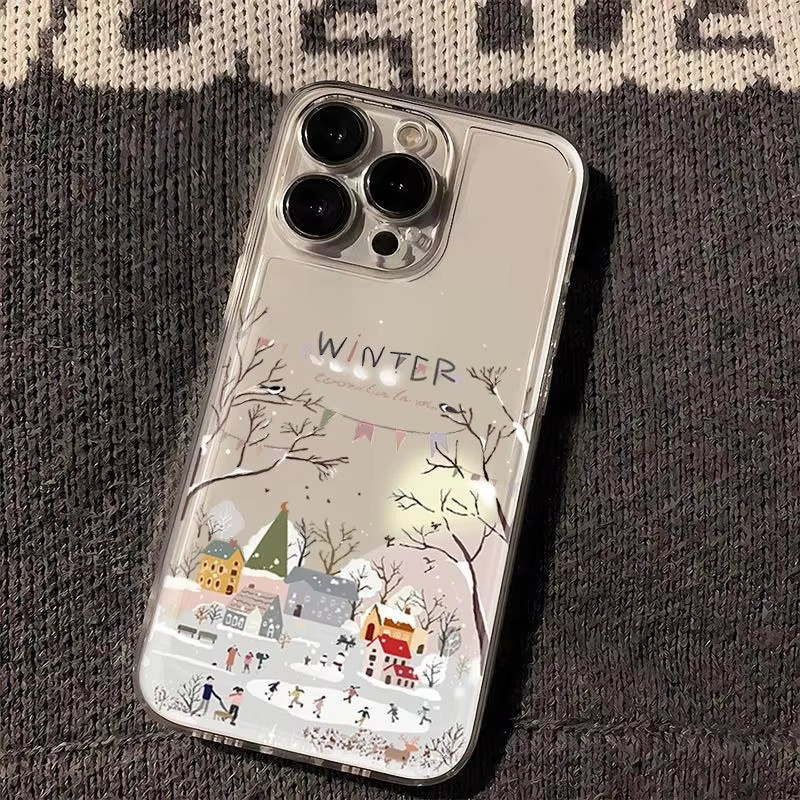 Phone Cases Galaxy A16 5G - Wunderschöne Winter-Schnee-Handyhülle für Samsung Galaxy S25