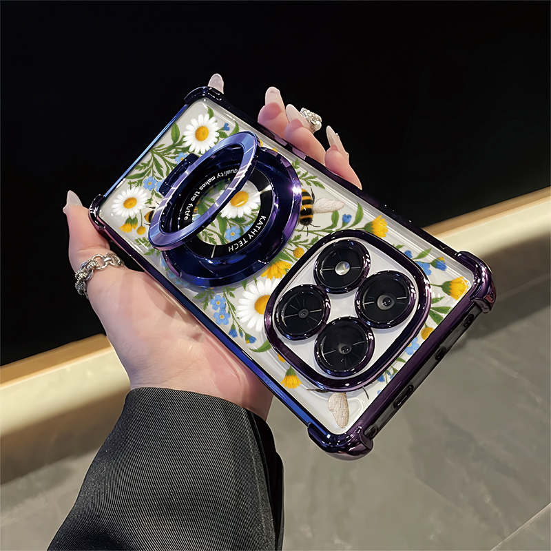 Vivo Y28 - INS Daisy Print Blumen-Handyhülle für Vivo
