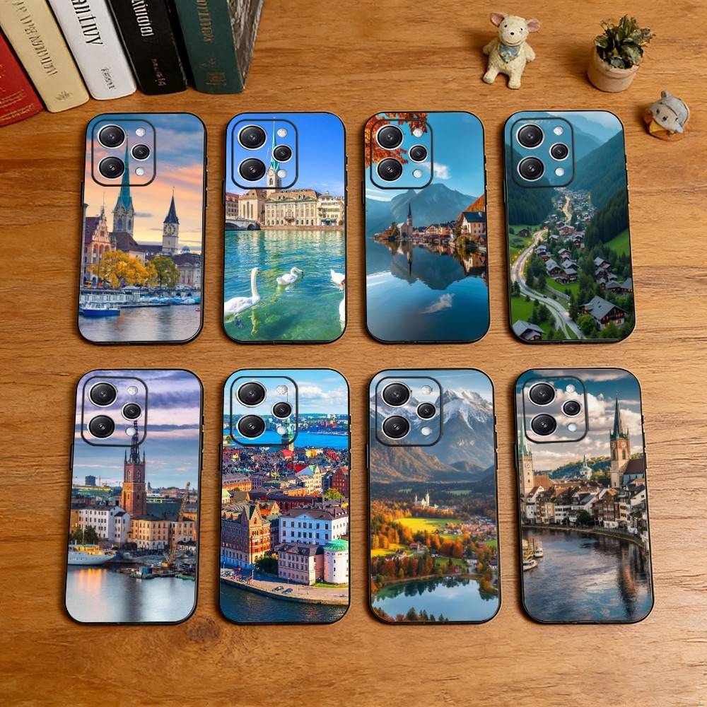 Zurich Phone Cases - Zürich-Inspirierte Handyhülle aus Weichem Silikon für