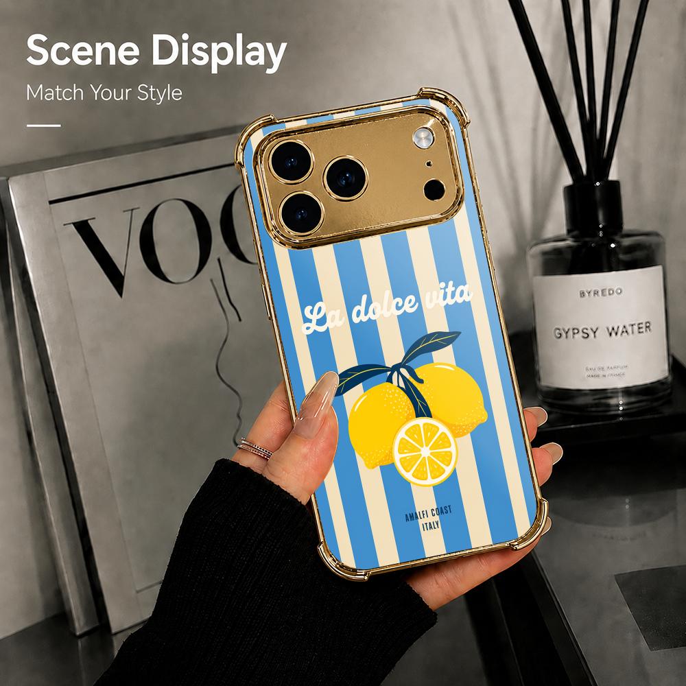 Phone Cases Metal - Lemon Amalfi Coast Handyhülle für iPhone