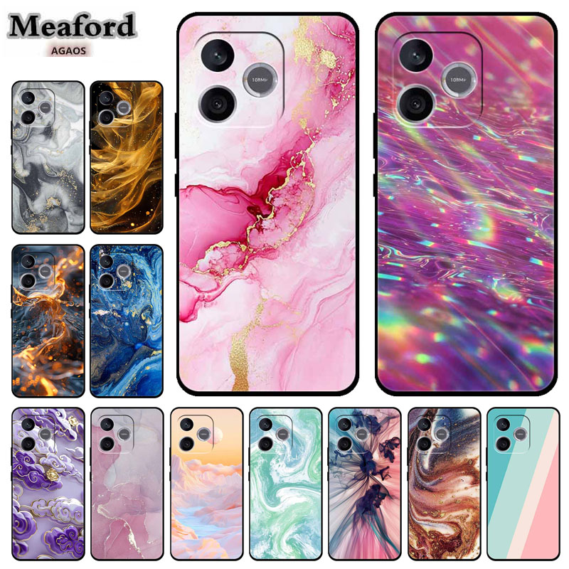Phone Cases Honor - Marmormuster-Hülle für Huawei Honor X8D 4G