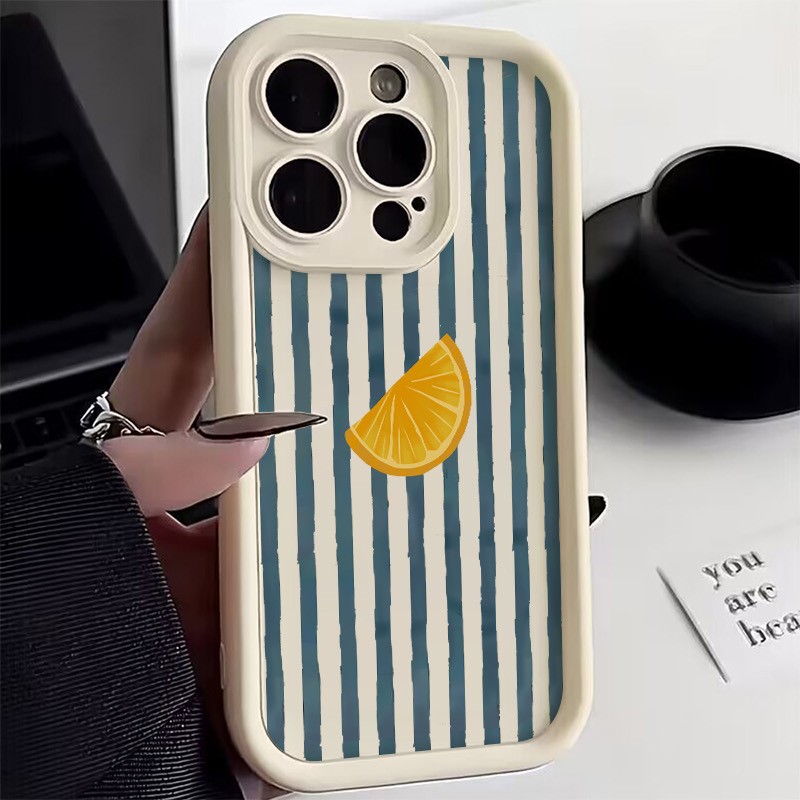 Phone Cases Xr Iphone - Gestreifte Zitronenscheiben-Muster-Handyhülle für iPhone 17 16