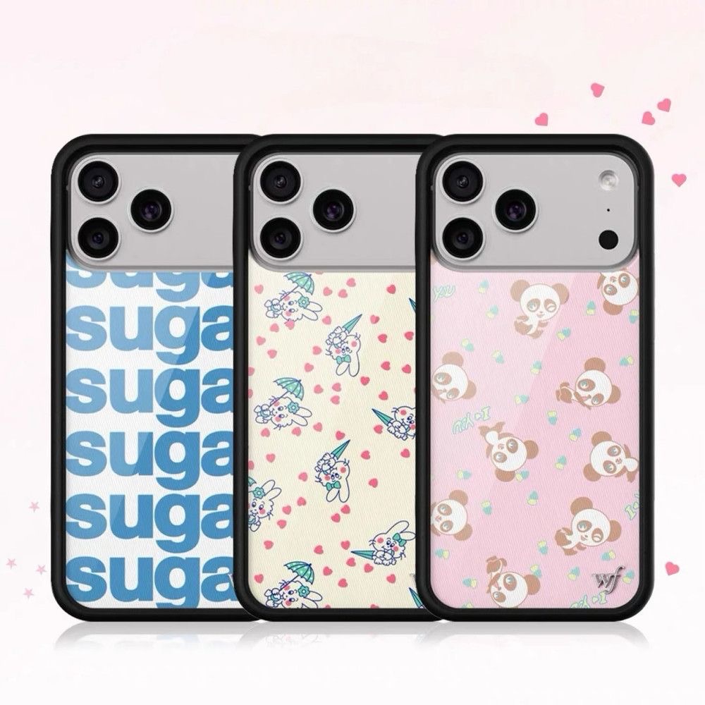 Phone Cases Wildflower - Wildflower Ins Niedliche Cartoon-Bär-Kaninchen-Handyhülle für iPhone