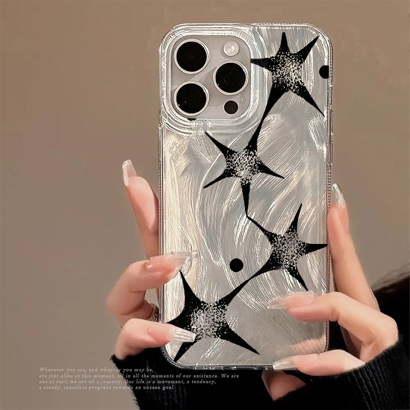 Phone Cases Iphone 16 Pro Max - Glänzender Stern Trendiges Muster Handyhülle für