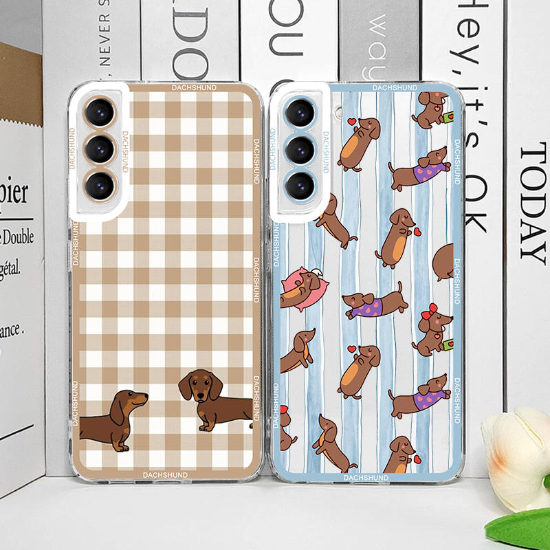 Phone Cases Samsung - Niedliche Dackel-Handyhülle für Samsung Galaxy S26