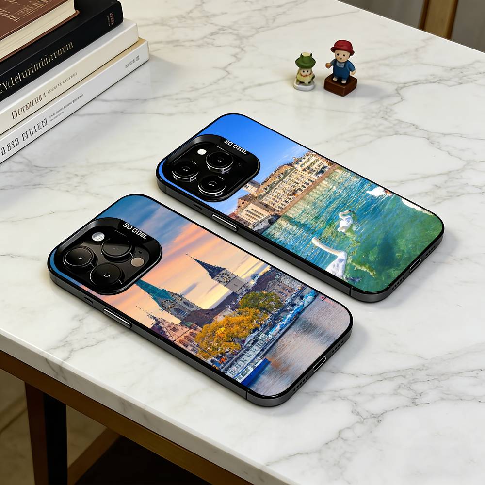 Zurich Phone Cases - Zürich-Inspirierte Handyhülle für iPhone 17,16,15,14,13,12,11 Plus,Pro
