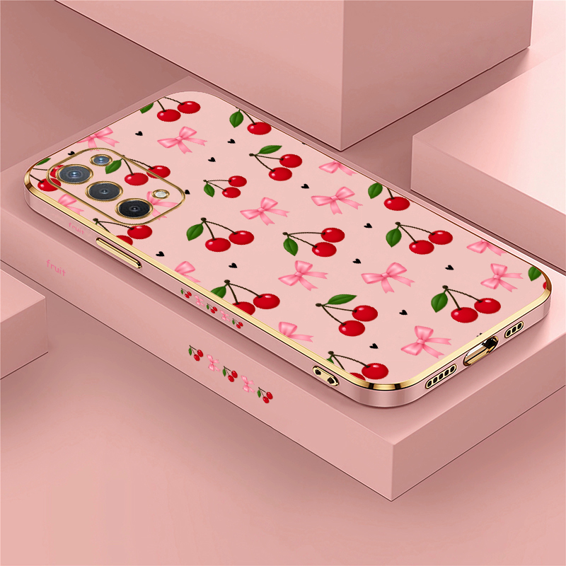 Phone Cases Cherry - Niedliche rote Kirschschleifen-Handyhülle für OPPO A54