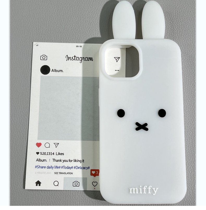 Cute Anime Case - 3D Stereoskopische Kawaii Niedliche Cartoon Miffy