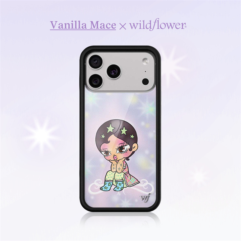 Phone Cases Wildflower - Wildflower-Stil Vanille-Mace Cartoon-Mädchen Handyhülle für iPhone