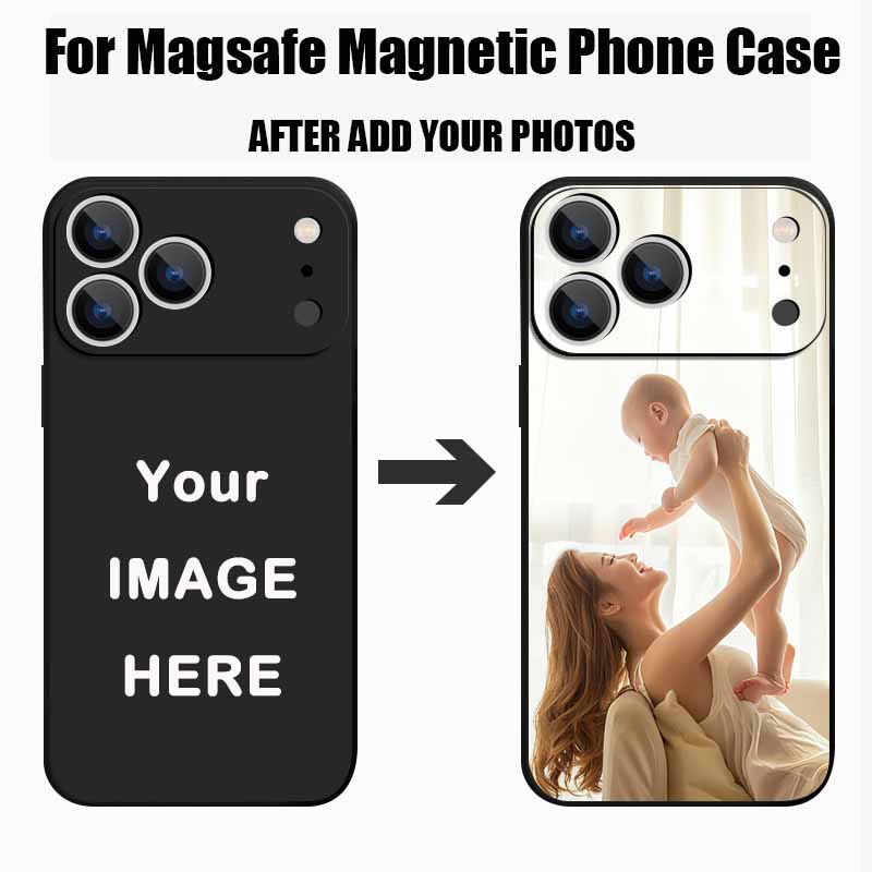 Phone Cases Diy - Magnetische personalisierte individuelle Foto-Telefonhülle für iPhone