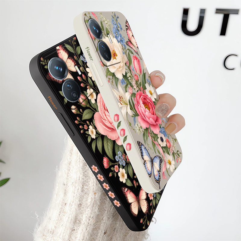 Blumen-Schmetterlinge-Hülle fü – Vivo Y28 Bewertung und Preis