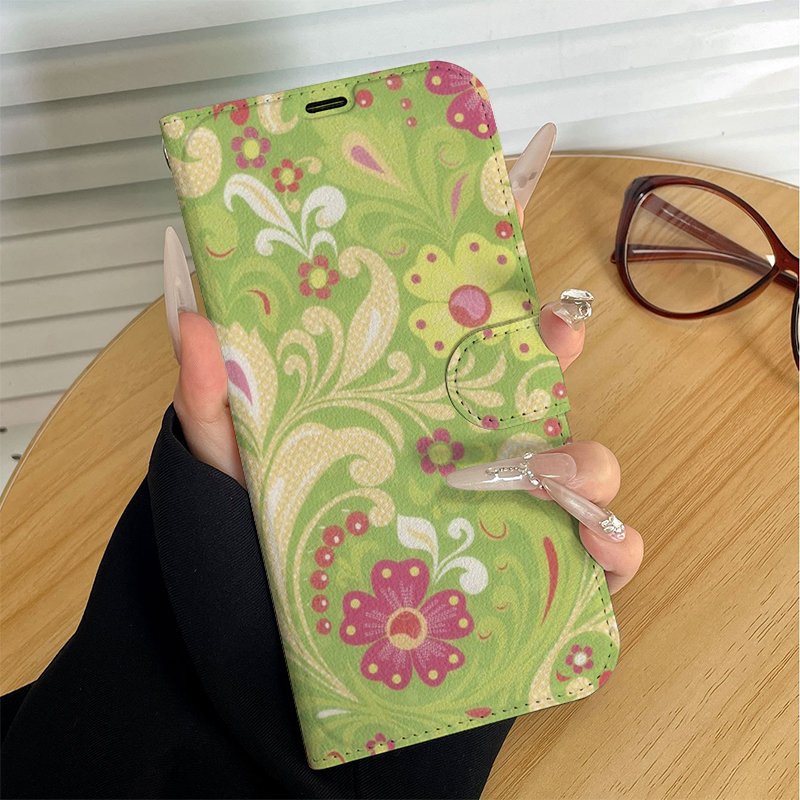 Wildblumen-Rankenmuster 2D Fli – Phone Cases Wildflower Bewertung und Preis