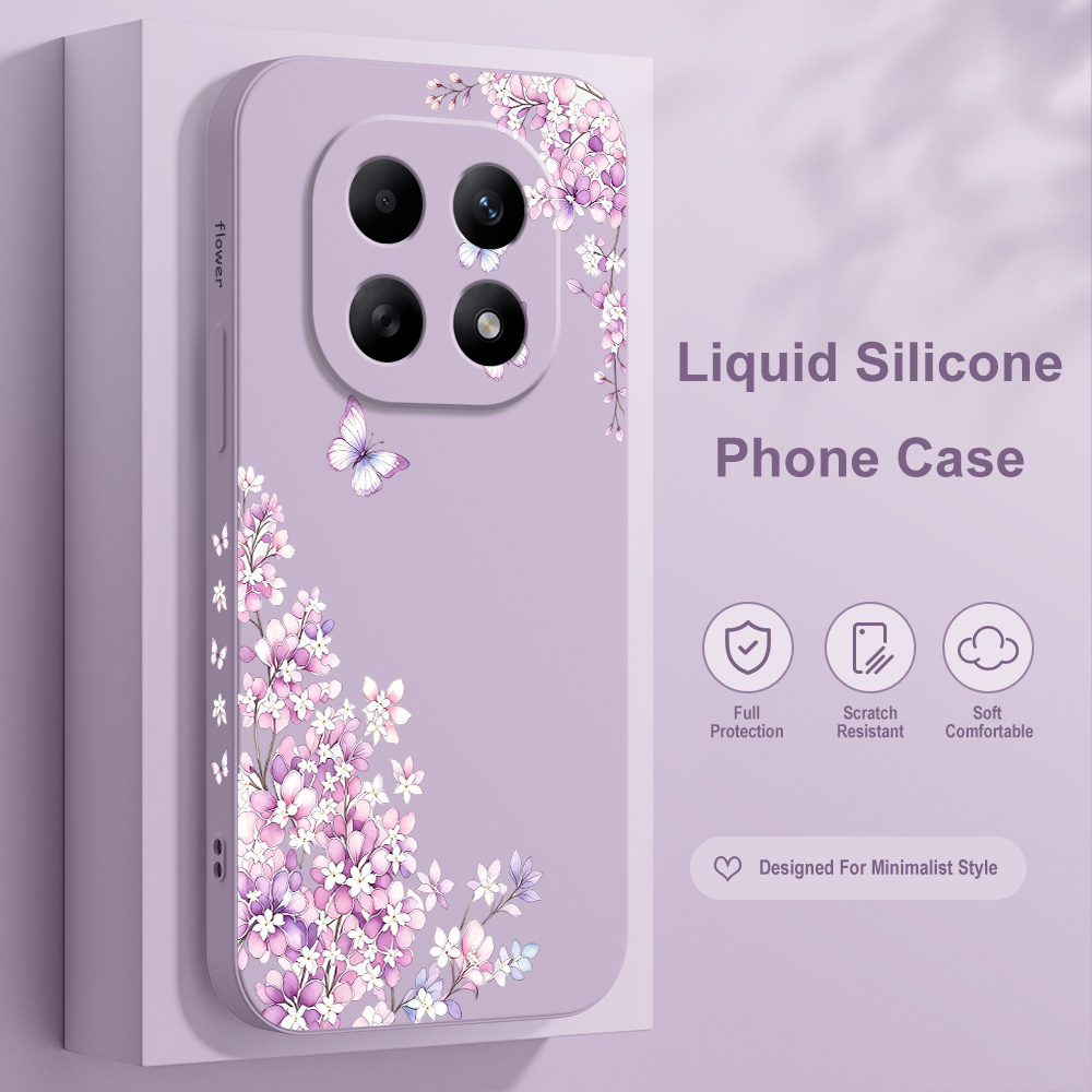 Violette Blumen-Handyhülle für – Phone Cases Xiaomi 15 Bewertung und Preis