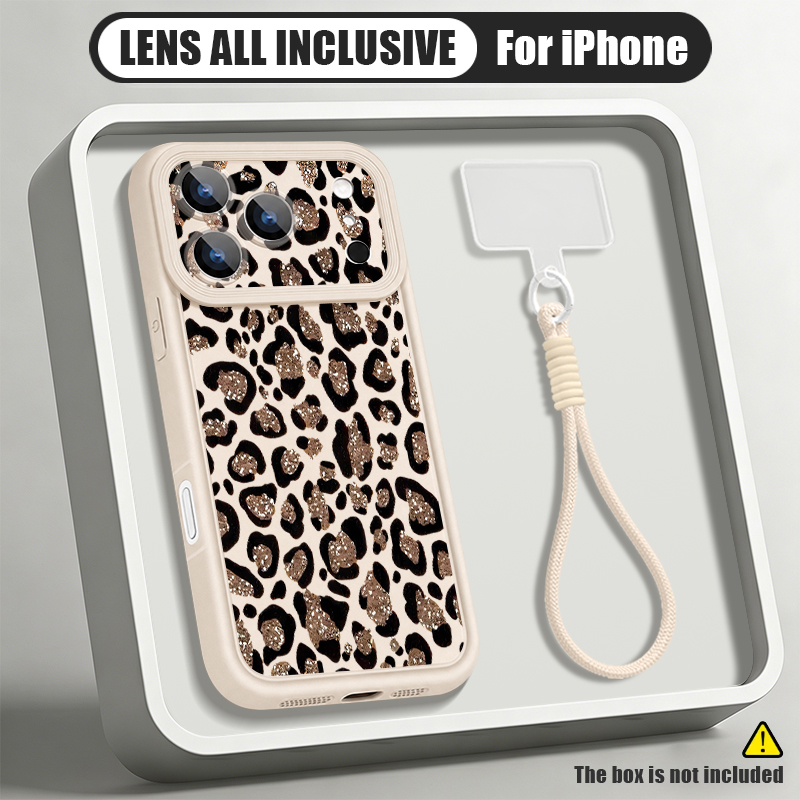 Braune Leopardenmuster-Handyhü – Phone Cases With Straps Bewertung und Preis