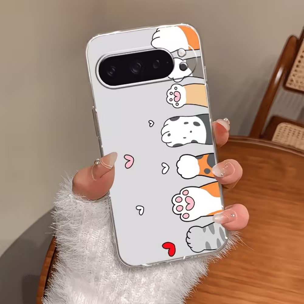 Cartoon-Katzenpfoten-Abdruck K – Phone Cases Pixel 10 Bewertung und Preis