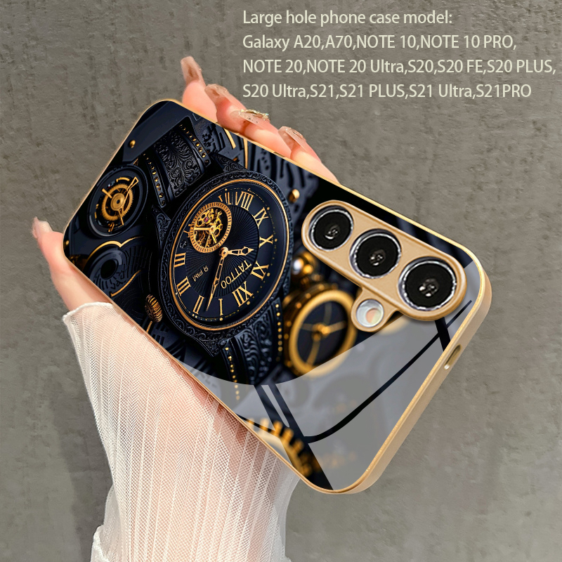 Mechanische Golduhr-Muster 2D  – Phone Cases Metal Bewertung und Preis