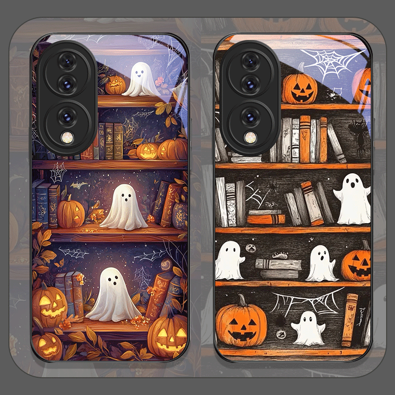 Halloween Kürbis Geist Bücherr – Phone Cases Honor Bewertung und Preis