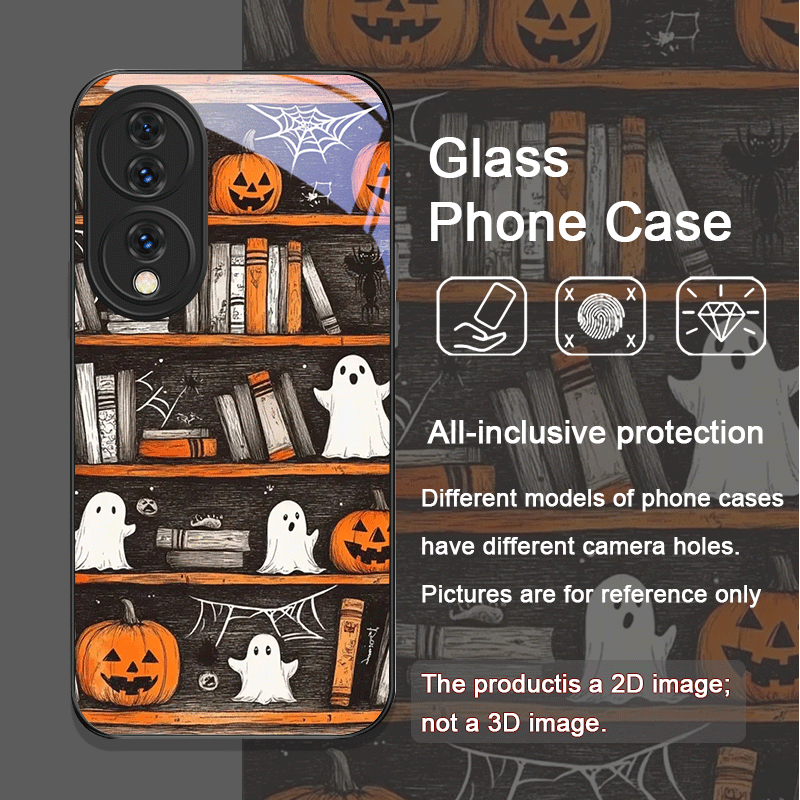 Halloween Kürbis Geist Bücherr – Phone Cases Honor Bewertung und Preis