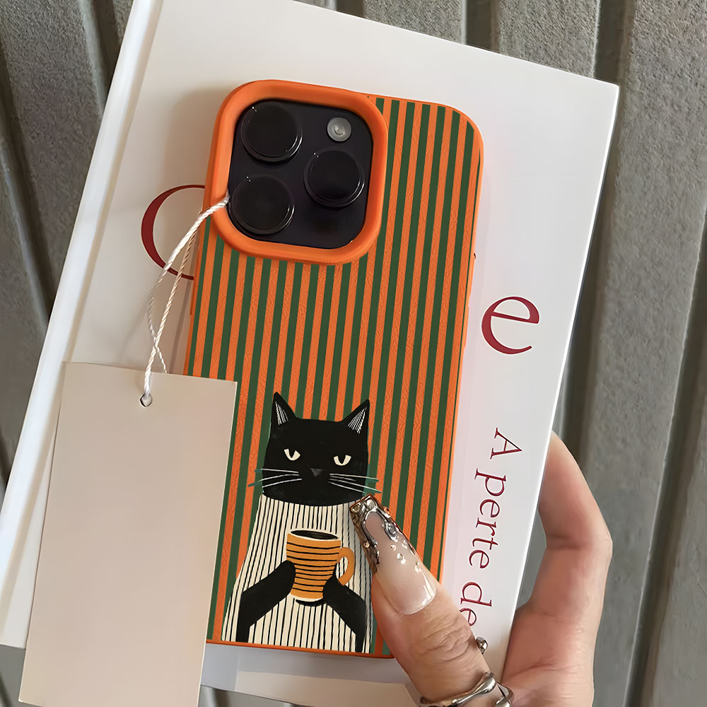 Lustiges Kaffee-Katzen-Muster  – Phone Cases Xr Iphone Bewertung und Preis
