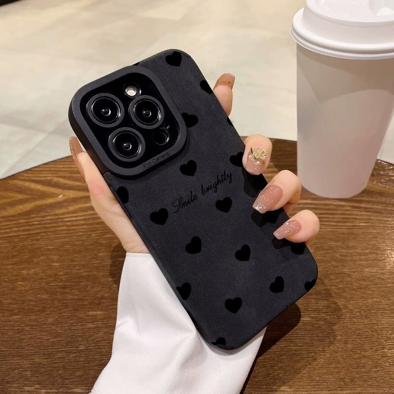 Neue Luxuriöse Schwarze Herzfö – Phone Cases Xr Iphone Bewertung und Preis