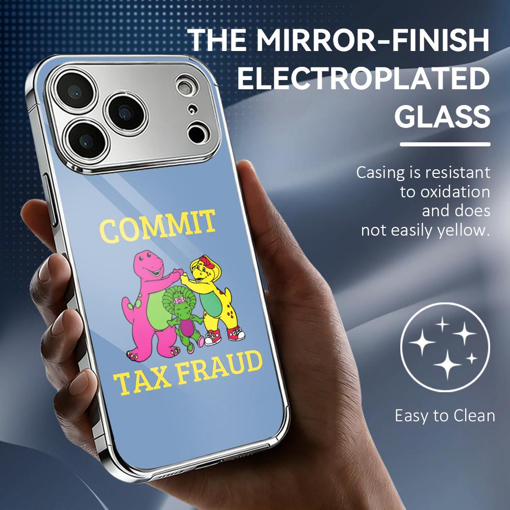 Barney C-Commit Tax Fraud Hand – Phone Cases Metal Bewertung und Preis