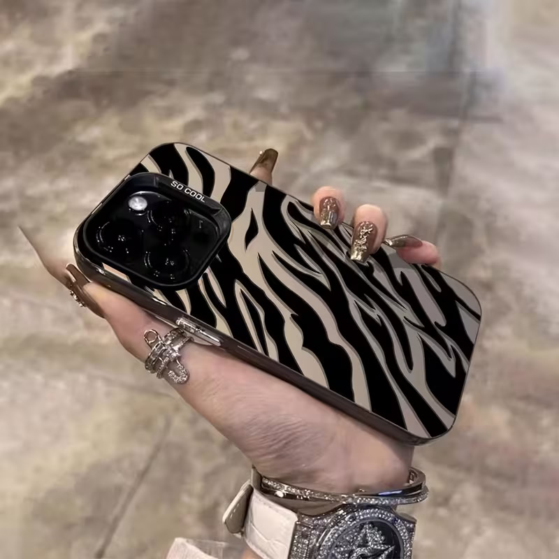 Zebra-Muster Schwarze Fortschr – Phone Cases Like Loopy Bewertung und Preis