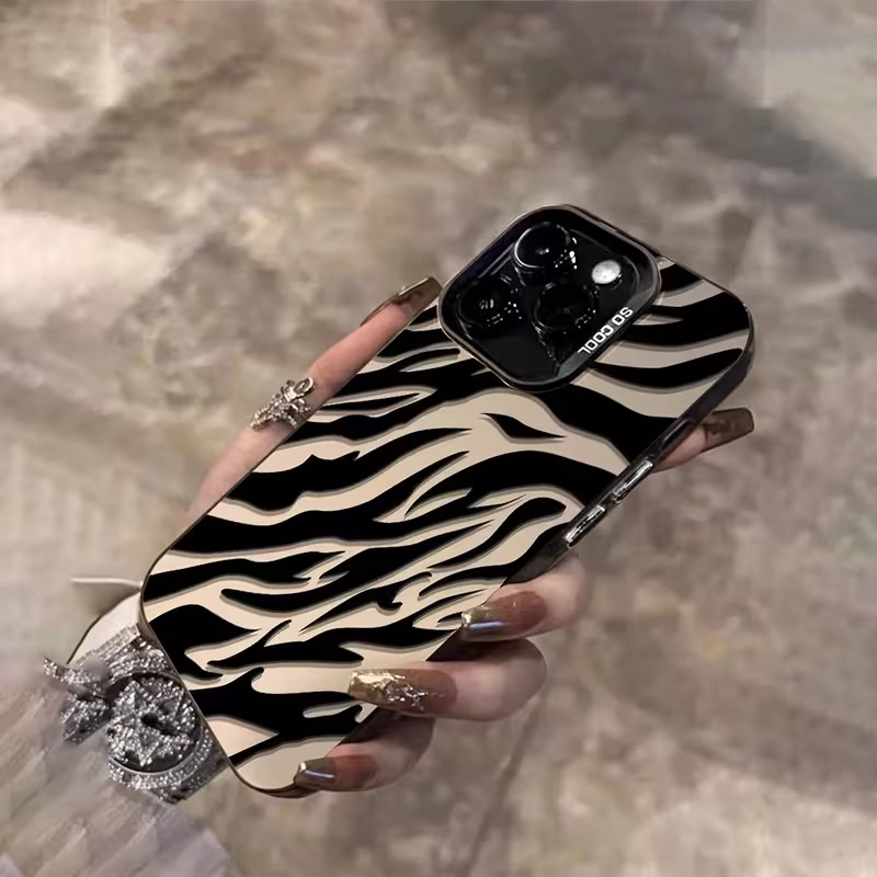 Zebra-Muster Schwarze Fortschr – Phone Cases Like Loopy Bewertung und Preis