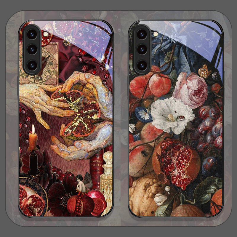 Luxuriöse Granatapfel-Blumenmu – Phone Cases Samsung Bewertung und Preis