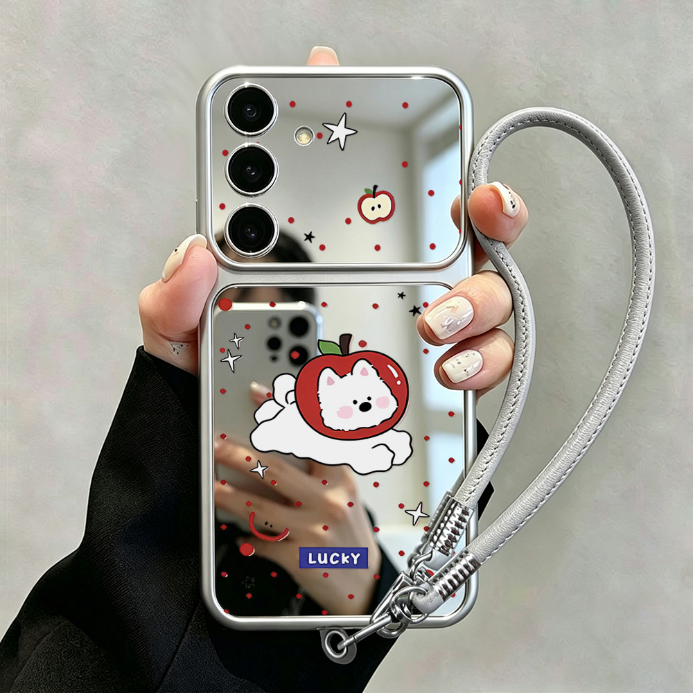 Make-up-Spiegel Niedliche Hund – Phone Cases Samsung Bewertung und Preis