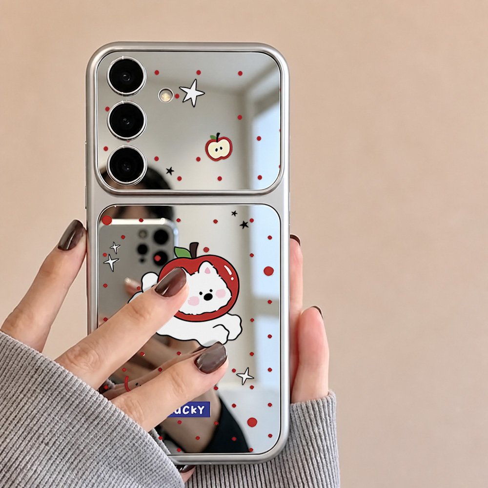 Make-up-Spiegel Niedliche Hund – Phone Cases Samsung Bewertung und Preis