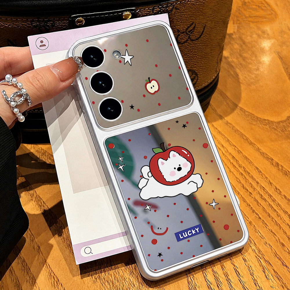 Make-up-Spiegel Niedliche Hund – Phone Cases Samsung Bewertung und Preis