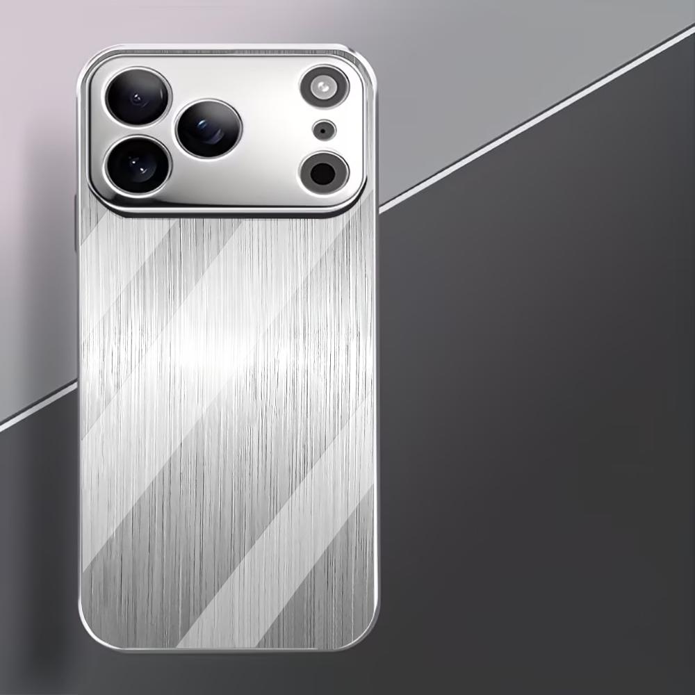 Silbernes Metallmuster, gehärt – Phone Cases Metal Bewertung und Preis