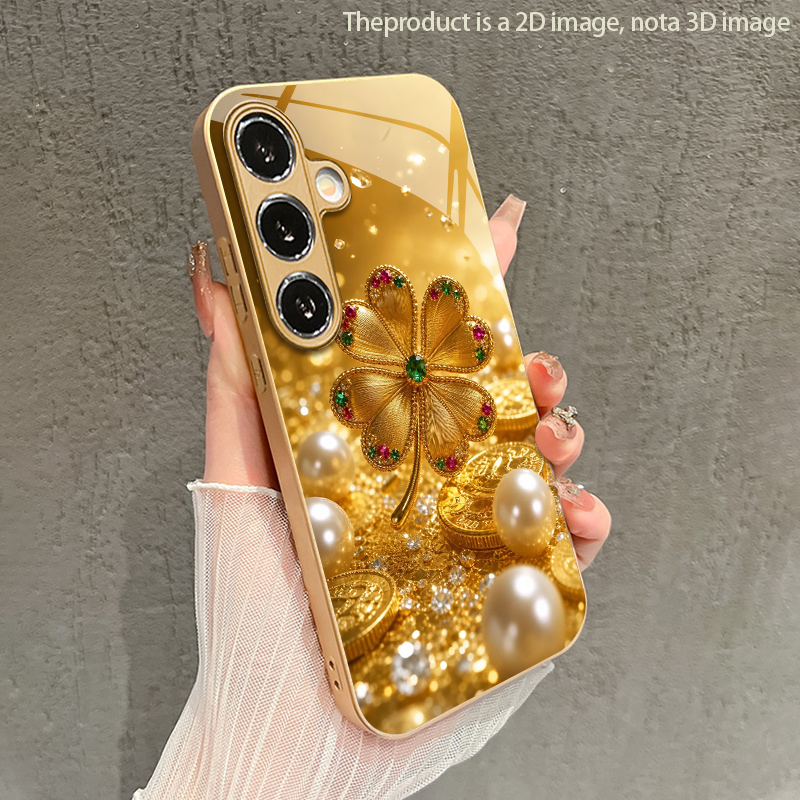 Farbenfrohe Edelstein-Vierblat – Phone Cases Metal Bewertung und Preis