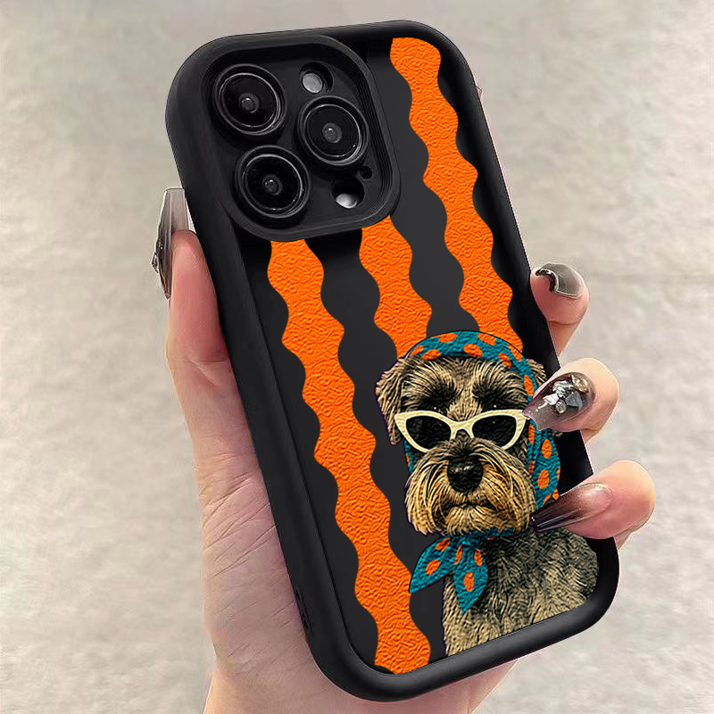 Niedliche Hunde-Streifenmuster – Phone Cases Xiaomi 15 Bewertung und Preis