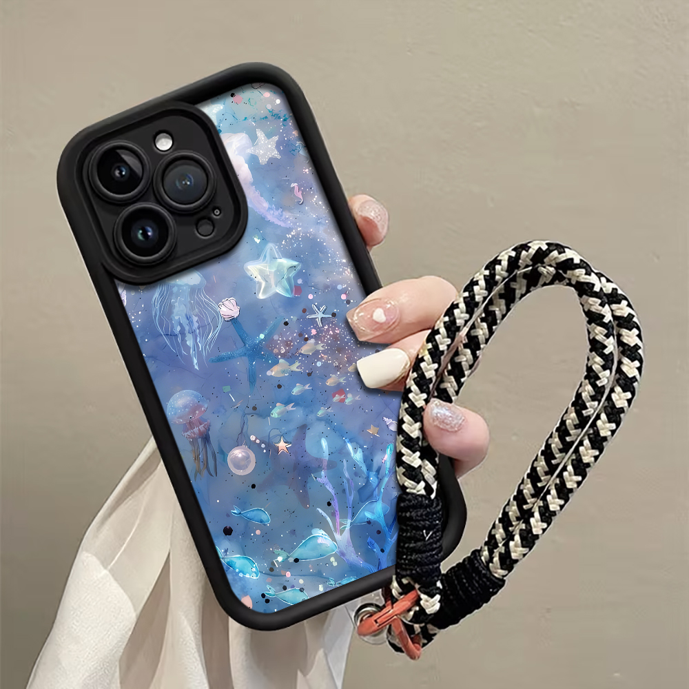 Blau-lila Quallen-Handyhülle m – Phone Cases With Straps Bewertung und Preis