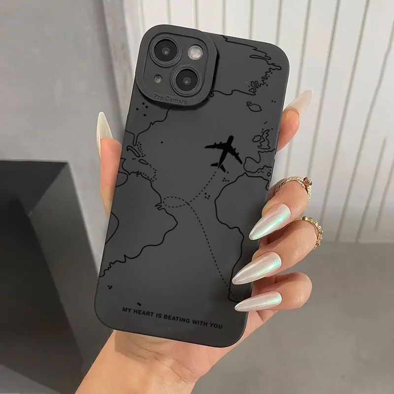 Reise-inspirierte Flugzeugrute – Phone Cases Like Loopy Bewertung und Preis