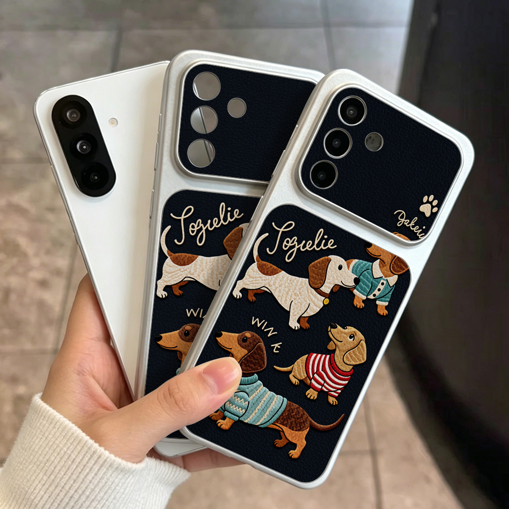 Cartoon-Welpen-Leder-Handyhüll – Phone Cases Galaxy A16 5G Bewertung und Preis