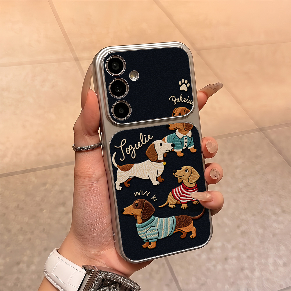 Cartoon-Welpen-Leder-Handyhüll – Phone Cases Galaxy A16 5G Bewertung und Preis