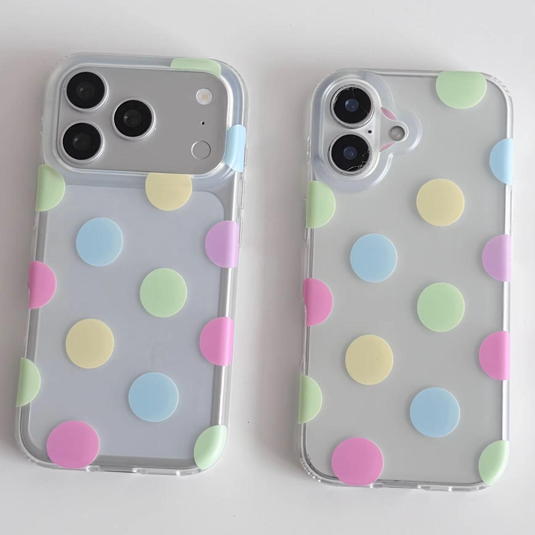 Korea Ins Bunte Polka Dots Mat – Phone Cases Xr Iphone Bewertung und Preis