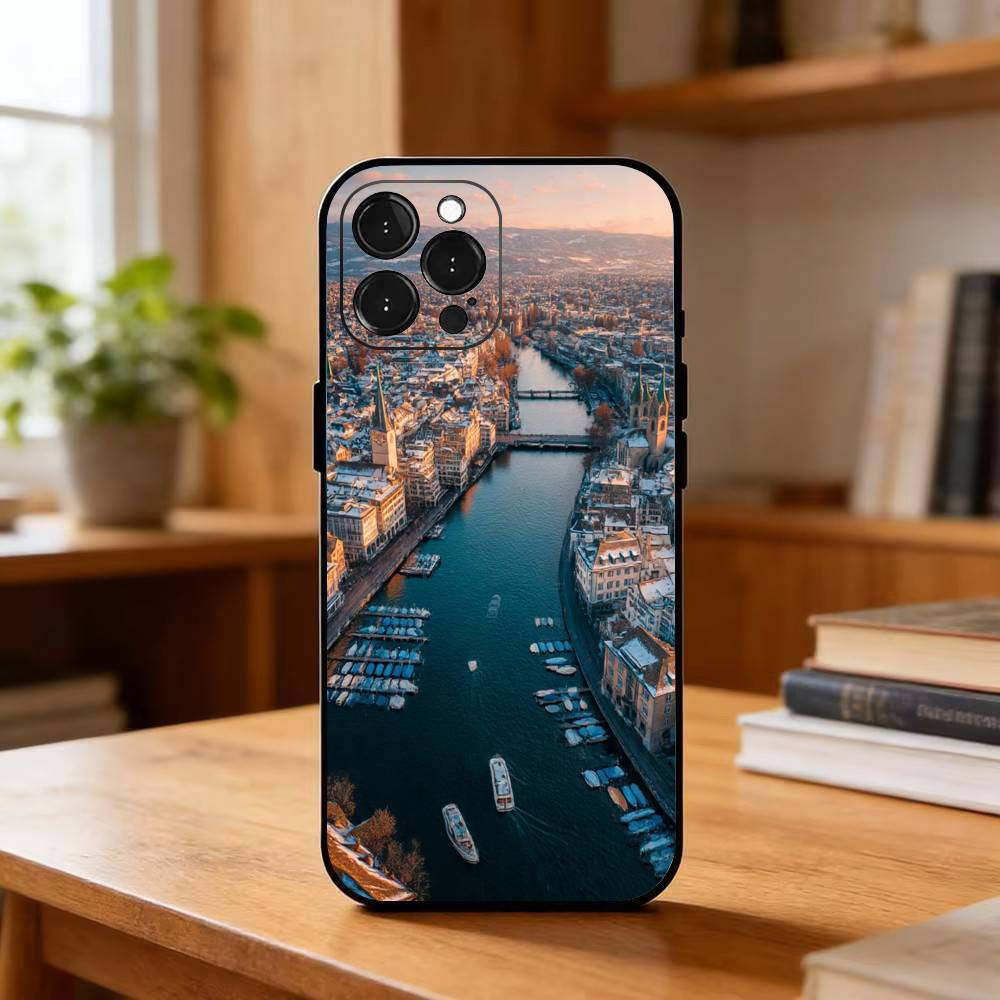 Zurich-Inspirierte Weiche Schw – Zurich Phone Cases Bewertung und Preis