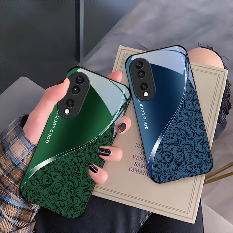 Schwarzes Glas-Handyhülle mit  – Phone Cases Honor Bewertung und Preis