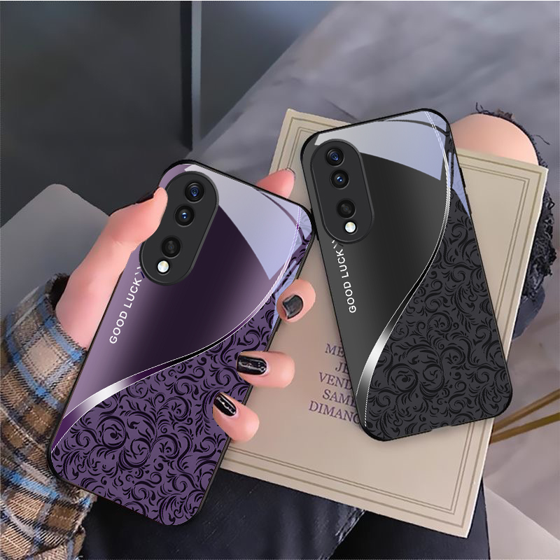 Schwarzes Glas-Handyhülle mit  – Phone Cases Honor Bewertung und Preis