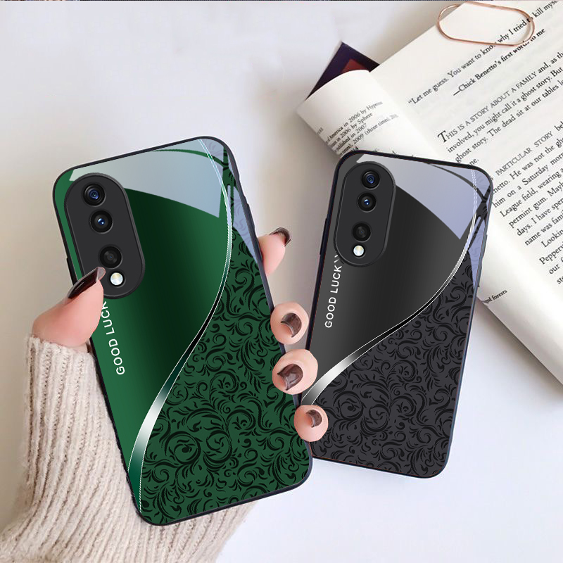 Schwarzes Glas-Handyhülle mit  – Phone Cases Honor Bewertung und Preis