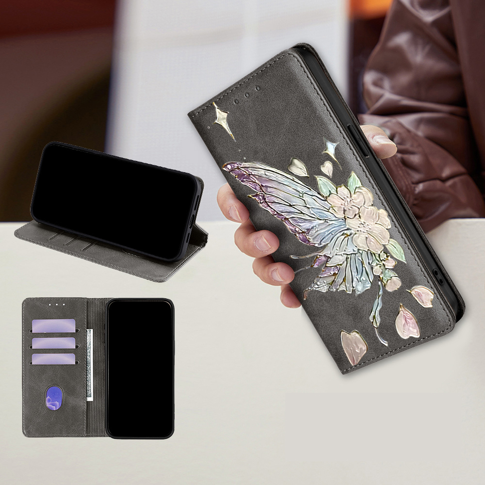 Beliebte Stoßfeste Schmetterli – Flip Leather Case Bewertung und Preis