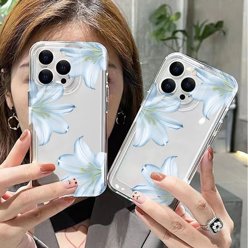 Modische, exquisite weiße Lili – Phone Cases Iphone 16 Pro Max Bewertung und Preis