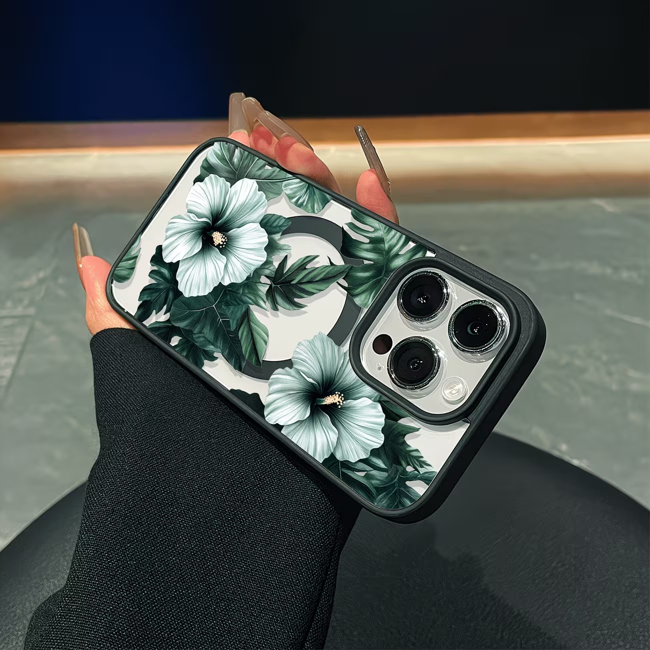 Grüne Blumenmuster Handyhülle  – Phone Cases Xr Iphone Bewertung und Preis