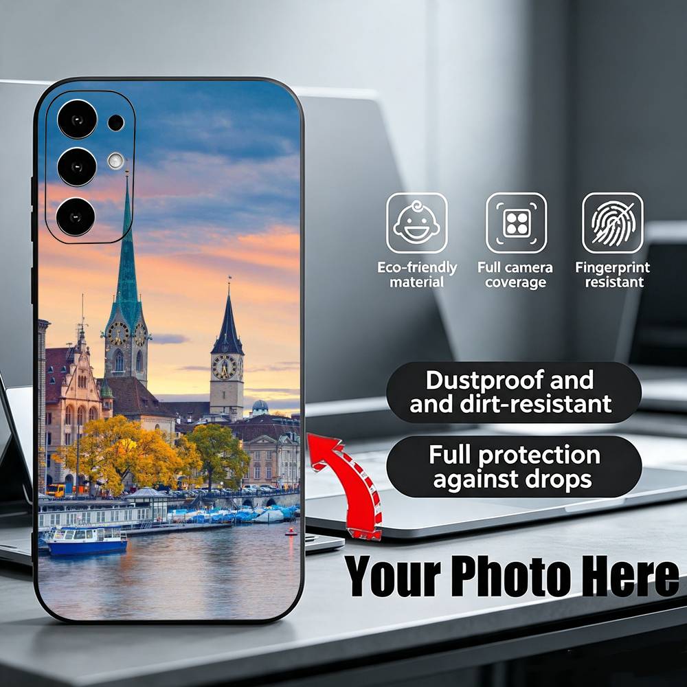 Zurich Inspired Schwarze Handy – Zurich Phone Cases Bewertung und Preis